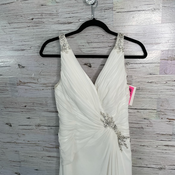 Symphony of Venus Wedding Dress Size 12 NWT - Picture 4 of 12